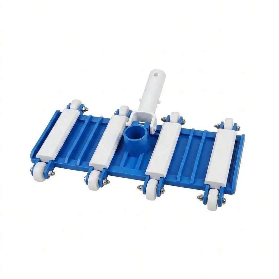 Cabezal de Vacío para Piscina Estándar con 8 Ruedas, Limpiafondos Manual de Gran Eficiencia, Compatible con Manguera de 2.7cm, Material ABS+PE - Default Title - Ver 1