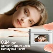 Kamera Digital Mini, Kamera Digital Definisi Tinggi, Kamera Digital Portabel, Kamera Digital HD 1080P, Mendukung Kartu Memori 32GB, Kamera Digital SLR Portabel, Multi-Fungsi Multi-Filter, Cocok untuk Vlogging dan Fotografi Perjalanan, Mainan Kamera Digital (Baterai Isi Ulang 200mA) - X5 (dengan kartu) - View 5