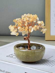 水晶樹裝飾品 吉祥寓意 桌面擺飾 禮品 家居裝飾 桌面配件 派對小禮品 臥室裝飾 辦公室裝飾 房間裝飾 屋飾 水晶擺件 - 一般款 - 查看 9