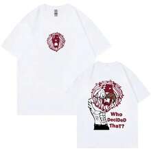 Anime The Seven Deadly Sins: The Sin Of The Lion Of Pride Escanor Merch T-Shirts For Men And Women Manga Harajuku Oversized T-Shirt Streetwear - Black - View 1