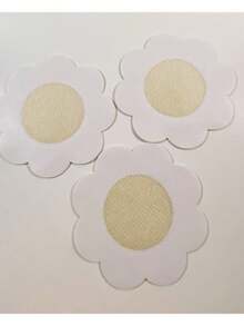 Adesivo kit 100 Tapa-Seios Invisível Protetor com 7,5cm de Diâmetro para Tampar Mamilos/Aureola/5PARElS - Mistura 2Pacote(20 Unidades) - Visão 10