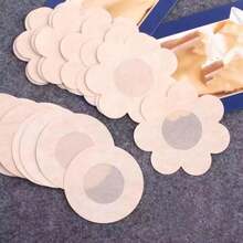 Adesivo kit 100 Tapa-Seios Invisível Protetor com 7,5cm de Diâmetro para Tampar Mamilos/Aureola/5PARElS - Mistura 2Pacote(20 Unidades) - Visão 2