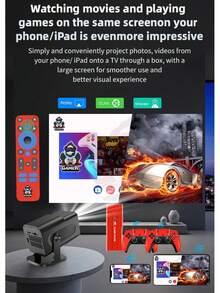 Consola de Videojuegos Android 14.0 G1 Original de Fábrica H618, 2GB RAM, 16GB ROM, Enchufe EU/US, Control Remoto por Voz BT, TV Game Box 10k hdr wifi CAJA ROJA CONTROL COLORES - Ver 4
