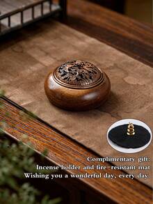 South American Ncense Burner, Indoor Aromatherapy Diffuser, Comes,Tea Ceremony Decor Gift, Birthday Or Graduation Gift, Portable Meditation Purification Bowl, Home Space Purification, Vintage Desktop Decor Ritual Ornament - Multicolor - View 13