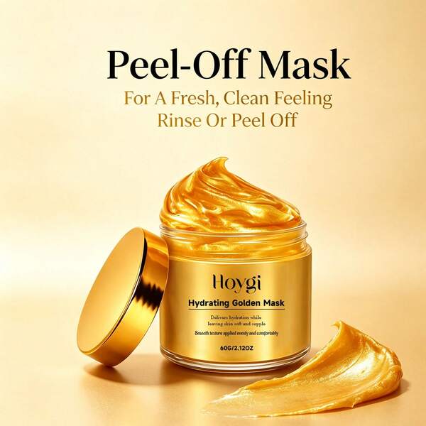 1 Box/2 Boxes 60g Gentle Peel-Off Mask, Deep Pore Cleansing, Suitable For All Skin Types, Smooth Application, Easy To Peel Off, Brightens And Smooths Skin Tone, Essential For Home, Travel And Daily Use, Thoughtful Gift For Mom, Wife, Sister