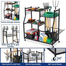 Storage Island & Carts - Matte Black - View 6