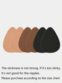 2 Pairs Disposable Breast Lift Tape For B-D Large Bust, Invisible Strapless Backless Self-Adhesive Push Up Sticky Bra For Women (Low Adhesion, Strong Adhesion May Be Harmful To Breasts) - Multicolor - View 6
