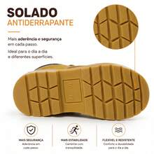 Kit 2 Pares Botinha Infantil Conforto e Durabilidade para Meninos e Meninas Promoção - Café Advt/Mostarda Advt - Visão 9