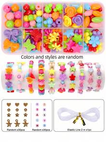 Set de cuentas de alfabeto para hacer joyas DIY, separadores y espaciadores estilo bohemio en 24 cuadrículas, perfecto para manualidades hechas a mano, regalo ideal para familiares y amigos - Multicolor - Ver 16