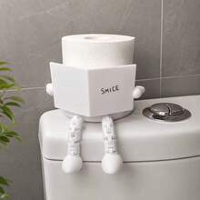 Tempat Tisu Toilet, Teman Membaca, Dekorasi Rak Tisu Toilet Kamar Mandi - Hitam - View 7