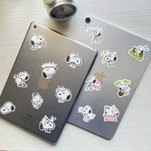40pcs Cute Cartoon Snoopy Expression Stickers For Kids Water Bottle, Notebook, Stationery Box Decoration, Waterproof Planner Stickers, Suitable As Small Gifts For Fans, Family And Friends [Random Style] - Multicolor - View 4