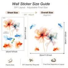 防水 3D 錦鯉魚與蓮花貼紙，可移除自黏式牆貼，適用於浴室洗手台、浴缸、馬桶，防滑居家牆面與地板裝飾 - 蓮花鯉魚貼 - 查看 13