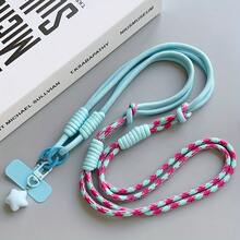 1pc Polyester Long Phone Lanyard - Detachable Hook Crossbody Shoulder Strap Suitable For Outdoor Sports, Travel And Daily Use - Anti-Loss Strap, Sports Accessory, Durable Polyester Material - Multicolor - View 8