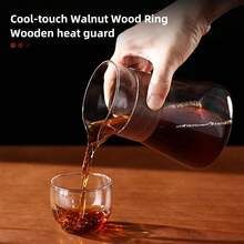 Pour Over Coffee Brewer Set, Includes Silicone Glass Filter With Switch, 17oz/500mL Transparent Glass Coffee Pot, 100pcs V02 Filter Paper, Suitable For Home, Cafe, Restaurant, Camping - Multicolor - View 4