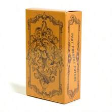 1件 紙製算命遊戲卡，適用於派對與聚會 - 薑色 - 查看 5