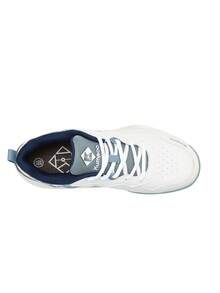KUMPOO Professional Training Shoes Men'S Low Top / Anti-Slip & Shock Absorption / Lightweight Badminton Sports Shoes / KHR-D21 - White/Blue - View 8