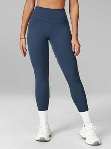 MFVIM Women's Yoga High Elastic Comfortable Skin-Friendly Casual Sports Tight Leggings - Blue - View 8