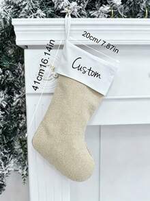 Customized Christmas Stockings, Personalized Christmas Stockings, Custom Fireplace Decor Gift Stockings, Family Christmas Stockings, Holiday Stockings - Multicolor - View 7