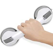 No Drill Vacuum Suction Bathroom Assist Grab Bar, Non-Slip Removable Shower Support Handrail For Tub & Toilet, Grip For Seniors Disabled Family, Optional 2 Pack / 4 Pack - 2 Gray - View 4