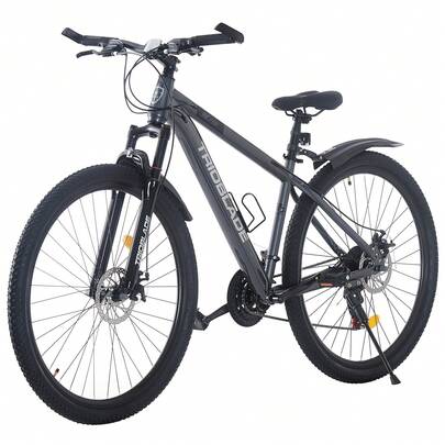JMYXF 24 26 27.5 29 Inch Mountain Bike, 21-Speed Mountain Bicycle For For Adult Drivetrain Mens Women Mountain Bike Dual Disc Brakes Lightweight Bicycle