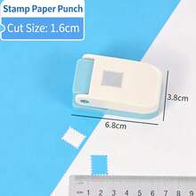Large Rectangular Stamp Perforator, Paper Puncher, Manual Paper Puncher Suitable For Handmade Crafts, Scrapbooking, Journals, Card Making - Large Rectangle - View 10