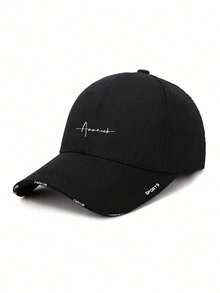 1pc Unisex Letter Baseball Cap, Spring/Autumn Sun Hat, Lightweight Casual Hat, Suitable For Daily Outdoor Travel Hiking Skiing - Multicolor - View 3