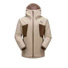 CAMEL CROWN Women's Waterproof Jacket Lightweight Hooded Windbreaker Outdoor Shell Jacket Breathable Rain Coat For Hiking Camping Travel Climbing Running Cycling - Truffle Grey Thorn Brown - View 5