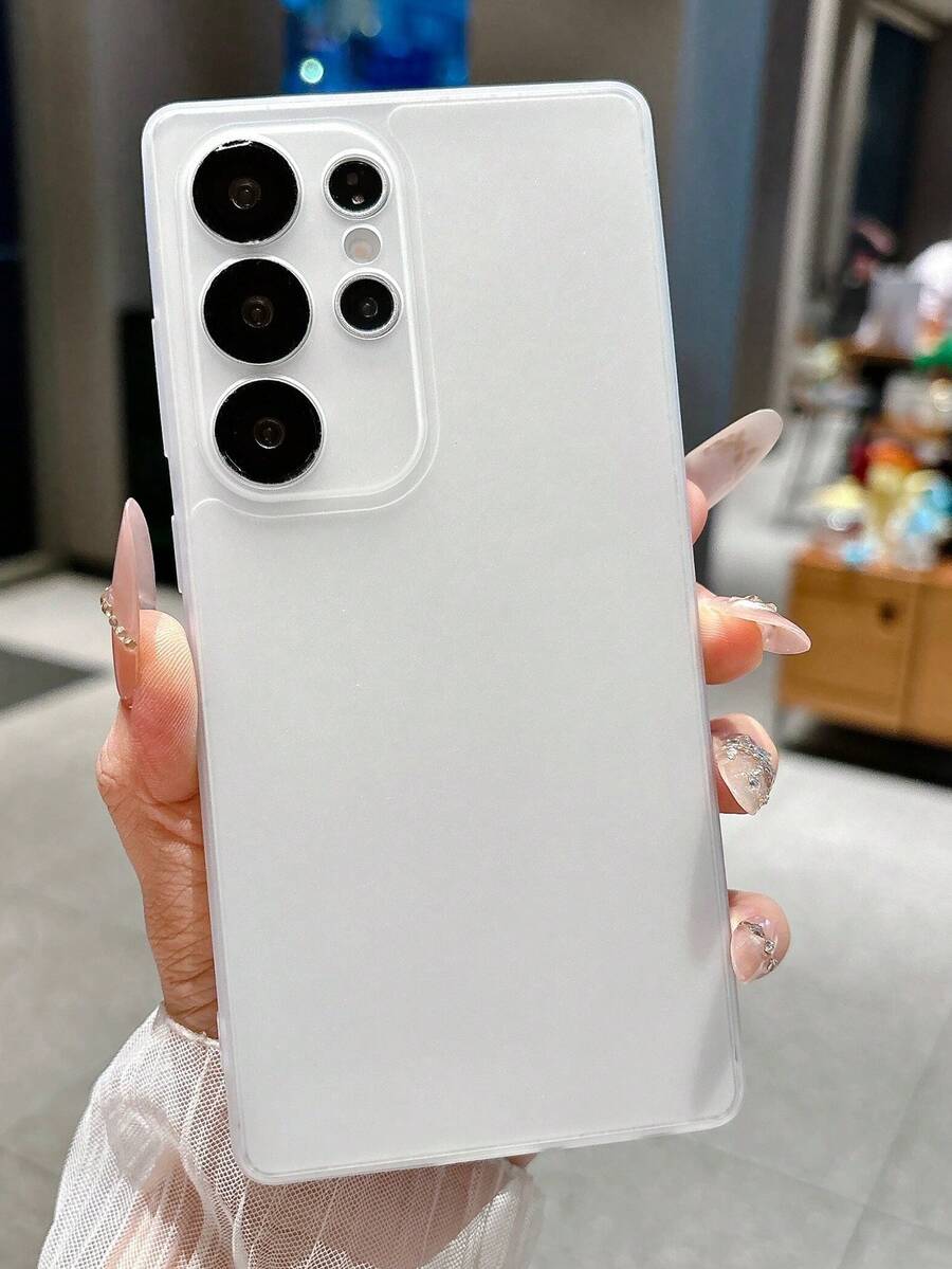 三星 Galaxy S26Ultra S25Ultra S24Ultra S23Ultra 相容高級半透明磨砂相機保護手機殼 糖果色壓克力軟邊後蓋