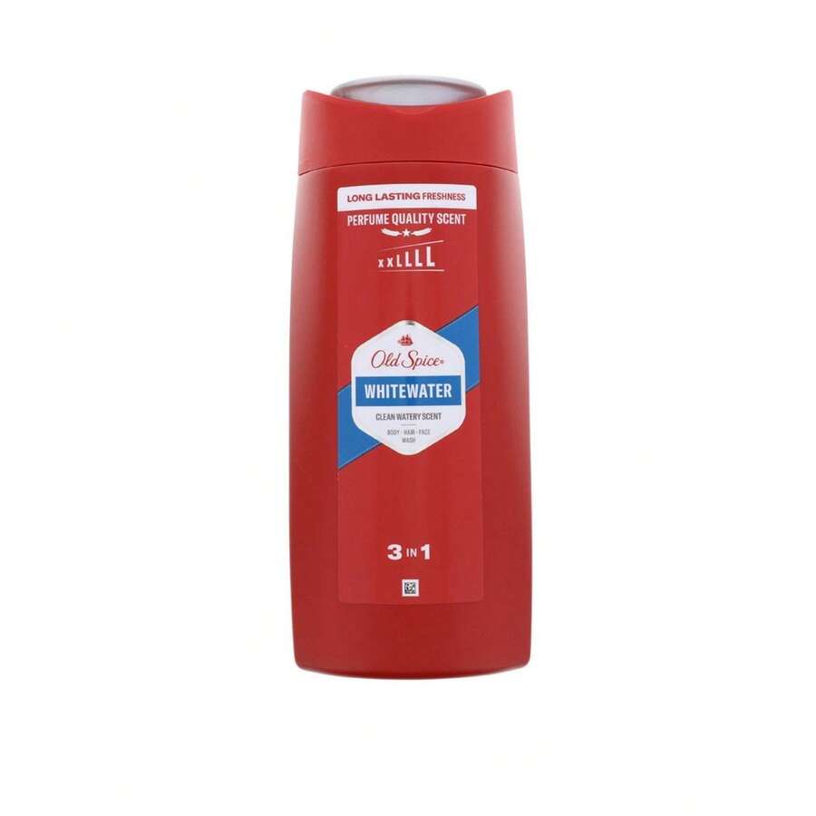 Old Spice أولد سبايس وايت ووتر جل استحمام 3 في 1 سعة 675 مل - منتج تنظيف 3 في 1، انتعاش دائم - Sandalwood - مشاهدة 1