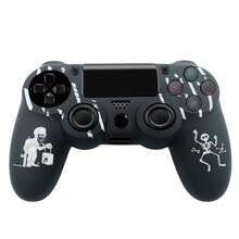 Compatible With PlayStation4, 1pc Halloween Element Laser Engraved Pattern Game Protective Case, Anti-Scratch Anti-Slip Anti-Sweat Anti-Drop, Enhances Gaming Operation Feel And Experience - View 12