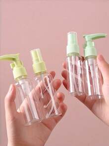 Multi-Purpose Travel Refillable Bottle Set, Includes Spray Bottle And Cream Jar, Leak-Proof Cosmetic Containers, Easy To Clean And Portable, Suitable For Air Travel - Multicolor - View 6