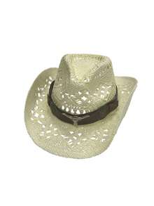 1pc Unisex Western Cowboy Straw Hat, Woven Sun Hat For Spring/Summer Travel, Beach, Casual Sun Protection (If The Brim Is Deformed Upon Receipt, Please Manually Adjust It Back) - MZ3056+ML02 - View 15