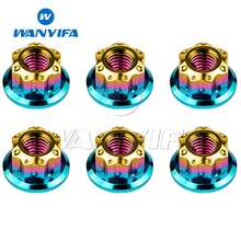 Wanyifa 6Pcs Titanium Alloy M6/M8/M10/M12/M14/M16 Fancy Nuts Motorcycle Upgrade Replacement Accessories - A - View 10