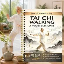 Tai Chi Walking Weight Loss Method: 28-Day Progressive Plan For Seniors (Gentle Daily Walking/Joint-Friendly/Low-Impact Exercise/Chair-Assisted Walking/Indoor & Outdoor) | Improve Balance & Stability, Boost Vitality & Daily Fitness | Beginner-Friendly - A - View 2