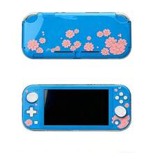 Clear Crystal Protective Case For Switch Lite, NS Lite Console Cat Paw & Cherry Blossom Pattern Full Coverage Anti-Drop Anti-Scratch Wear-Resistant Lightweight Portable Game Console Protective Accessory - View 1