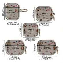 1 buah Casing Pelindung Warna Solid dengan Desain Kartun Bintang dan Anak Anjing yang Lucu, Kompatibel dengan Earphone Bluetooth Apple 1/2, 3/4, Pro/Pro2, Pro3 - MultiWarna - View 5