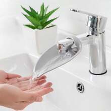 Faucet Extender For Kids Hand Washing, Kitchen Faucet Water Guide Splash Guard Extension, Water-Saving Faucet Extender - A - View 2
