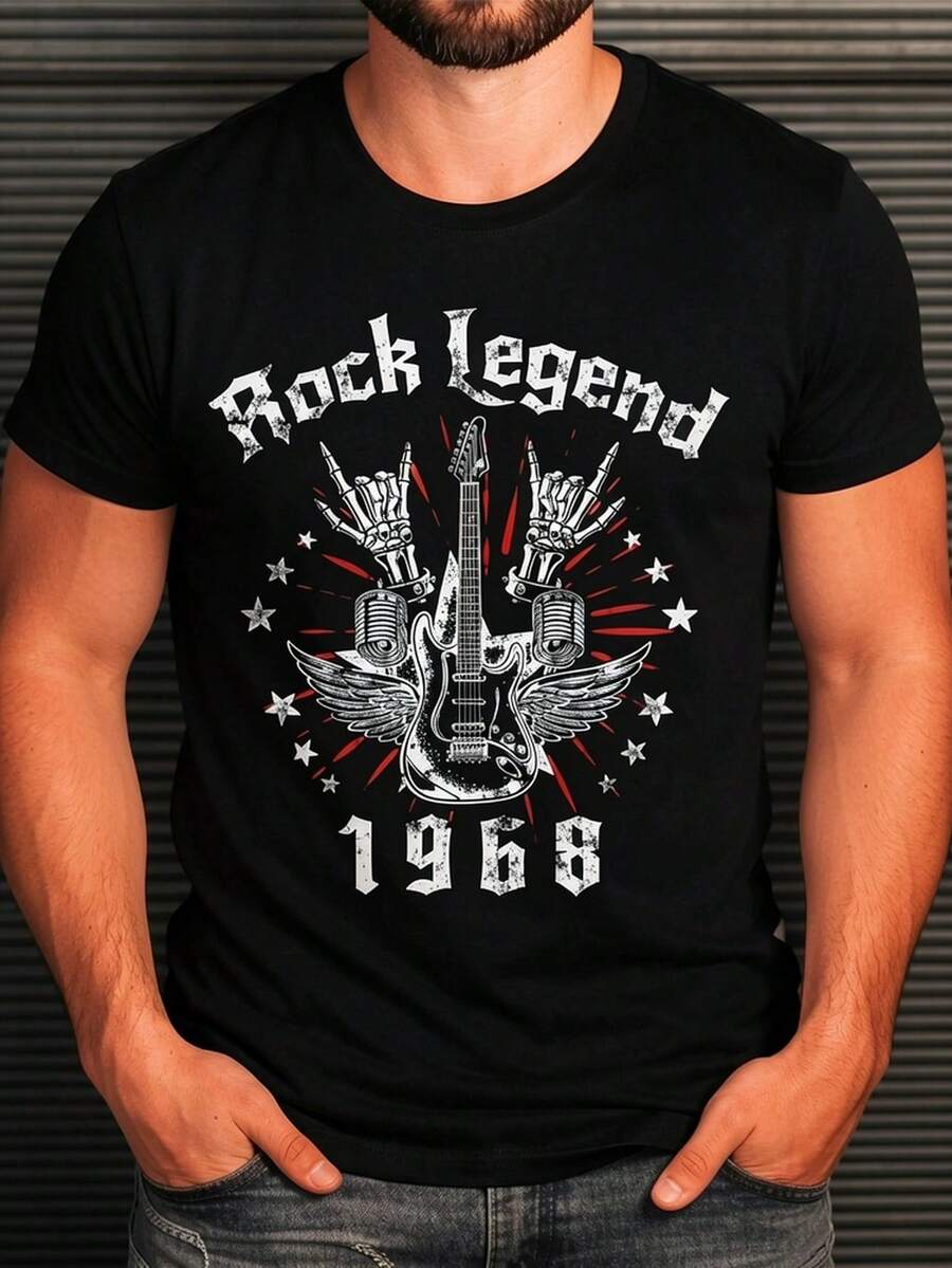 Men T-Shirts - Black - View 1