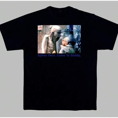 Aphex Twin Windowlicker New Wave Music Art Retro Style Summer Casual T-Shirt Men's And Women's Luxury Brand 6ZVA