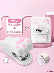 2 Sets Creative Portable Mini Stapler Set, Cute Small Handheld Stapler For Students And Office Supplies - Multicolor - View 5