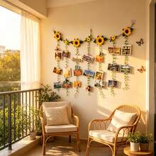 Sunflower Photo Wall Suitable For Home Background Decoration - Sunflower Photo Wall - View 4