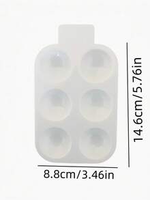 6-Well Palette, Professional Artists, Art Students, Nail Technicians And DIY Craft Enthusiasts, Suitable For Watercolor, Oil Paint, Acrylic Paint Mixing - 6-hole Palette - View 3