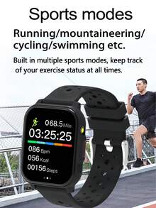 Sports Smart Watch With Flashlight, 1.83-Inch HD Display, Wireless Calling, Multiple Sports Modes, Sedentary Reminder And Other Functions, Suitable As Gift For Friends And Couples - View 4