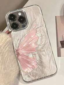 新款大孔羽毛網格 IMD 漸層 PC+TPU 混合彩繪防摔手機殼，適用 Apple 16 / 16 Pro / 16 Pro Max / 15 Pro Max / 14 Pro / 13 Pro Max / 12 Pro / 11 / 15 Plus，柔軟 TPU 保護殼，女款小眾優雅風，兼容 Galaxy A04 / A32 / A52 / A72 / A33 / A23 / A34 / A35 / S23 / S24 / A25 / S21 / S20，Apple 與彩繪防摔手機殼 - 彩色 - 查看 3