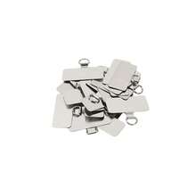 20Pcs Universal Phone Lanyard Clips,Anti-Loss Phone Lanyard Patches,Ultra-Thin Phone Tether Patch Connectors With D-Ring,Suitable For All Phone Cases - Silver - View 15
