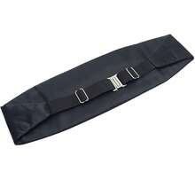 Solid Multi-Color Silk Cumberbund For Men - Black - View 5
