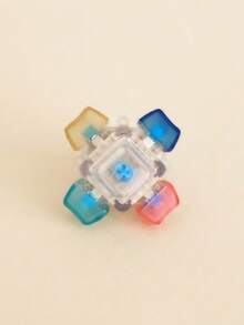 壓力緩解玩具鍵盤點擊器 成人手指指尖玩具 方塊機械鍵盤 成人壓力緩解禮物 舒壓消磨時間（鏈條顏色與款式隨機） - 彩色 - 查看 3