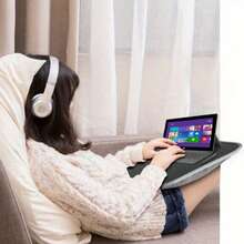 1 buah Meja Laptop Portabel, Meja Laptop Isi Butiran Busa, Cocok untuk Laptop, Tablet, dan Meja Samping Tempat Tidur, Meja Santai - Beraneka warna - View 10