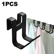 1/4pcs No-Drill Iron Hooks, No-Damage Adhesive Over Door Back Rack, Universal For Bathroom, Kitchen, Cabinet, Hang Towels, Clothes, Bath Balls, Razors, Space-Saving Storage Hooks, Multi-Purpose Removable Adhesive Wall Door Hanger Organizer - View 16