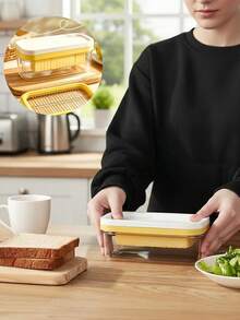 2-In-1 Butter Slicer And Storage Container With Lid - Keeps Butter Fresh - View 12